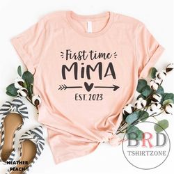 first time mima est 2023, mima gift, pregnancy announce, baby reveal, grandma to  be, new grandma gift, mima birthday gi