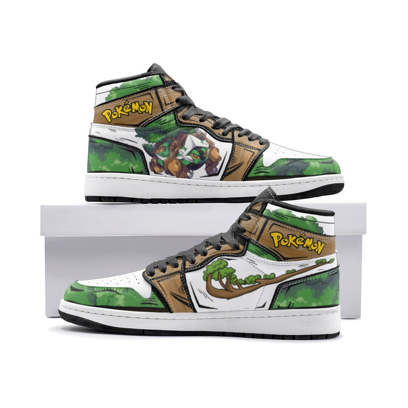 Torterra Pokemon JD1 Shoes, Torterra Pokemon Jordan 1 Shoes, Torterra Pokemon Shoes, Torterra Pokemon Sneaker
