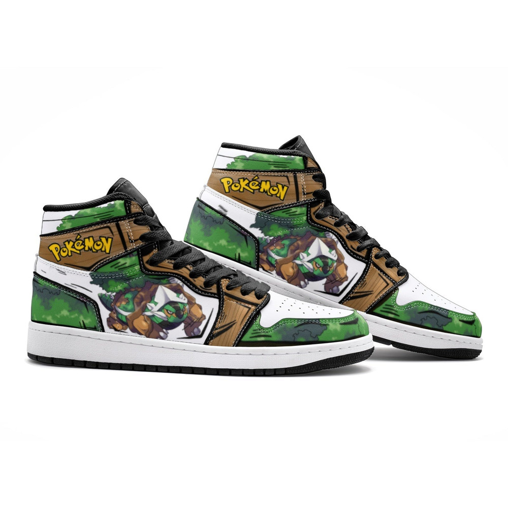 Torterra Pokemon JD1 Shoes, Torterra Pokemon Jordan 1 Shoes, Torterra Pokemon Shoes, Torterra Pokemon Sneaker