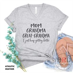 Great Grandma Gift, Pregnancy Reveal, Baby Announcement, New Great Grandma, Grandma Mothers Day Mom Grandma Great Grandm
