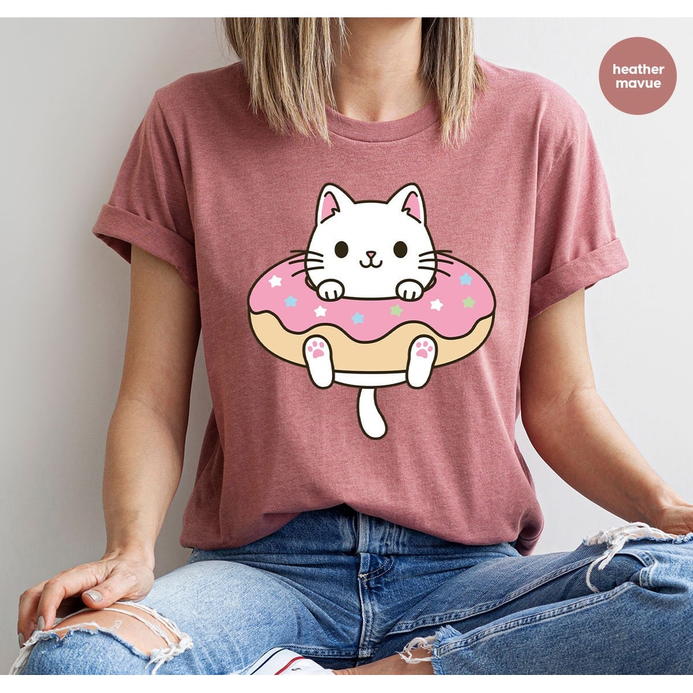 Gift for Mom, Vintage Cat Shirt, Gifts for Her, Cute Cat T-Shirt, Cat Crewneck Sweatshirt, Cat Shirts for Women, Cat Graphic Tees - 2.jpg