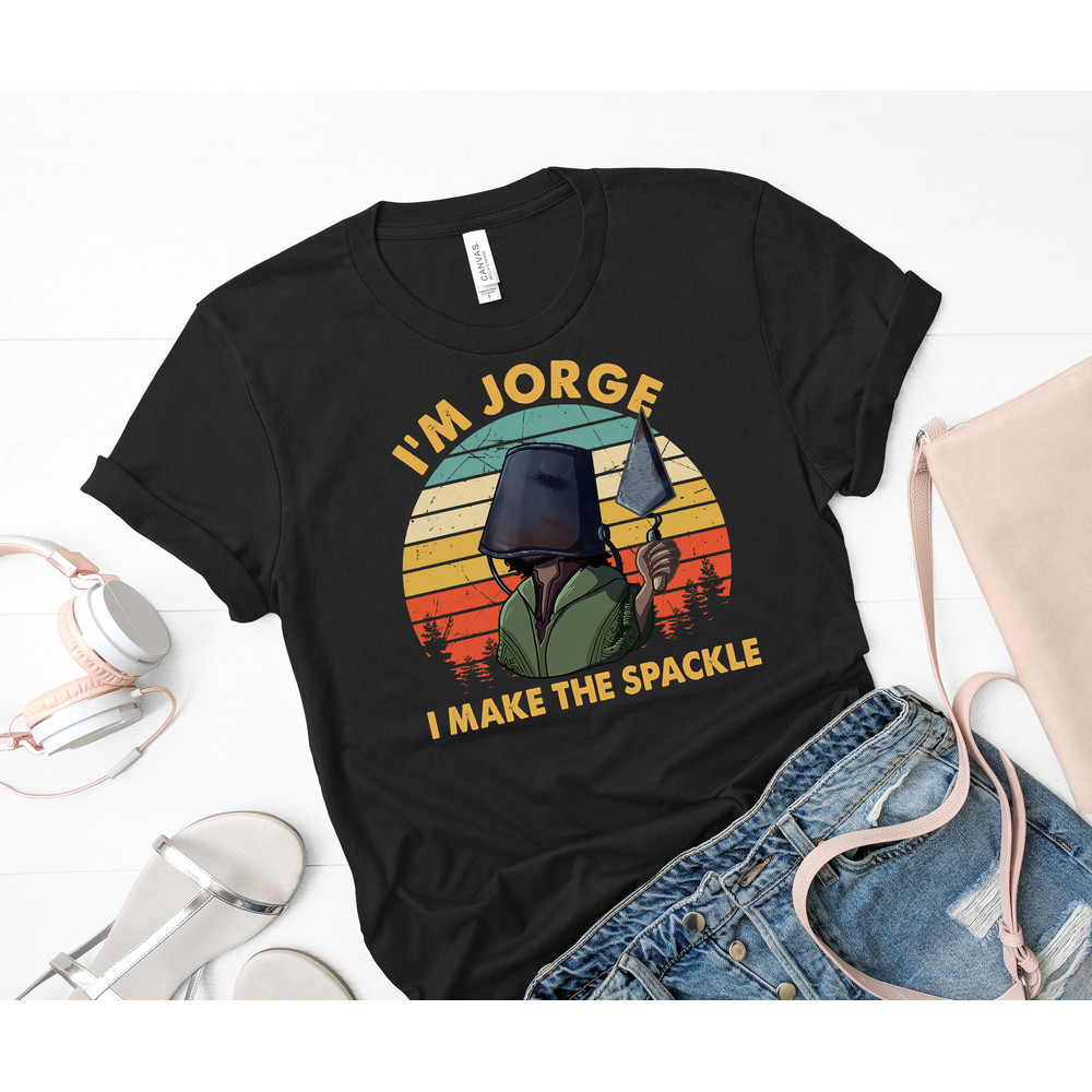 I&x27;m Jorge I make the spackle vintage Classic T-Shirt 110_Black_Black.jpg