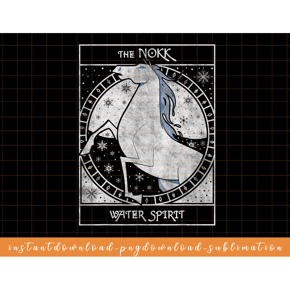 Disney Frozen 2 The Nokk Water Spirit Card png, sublimate, digital download.jpg