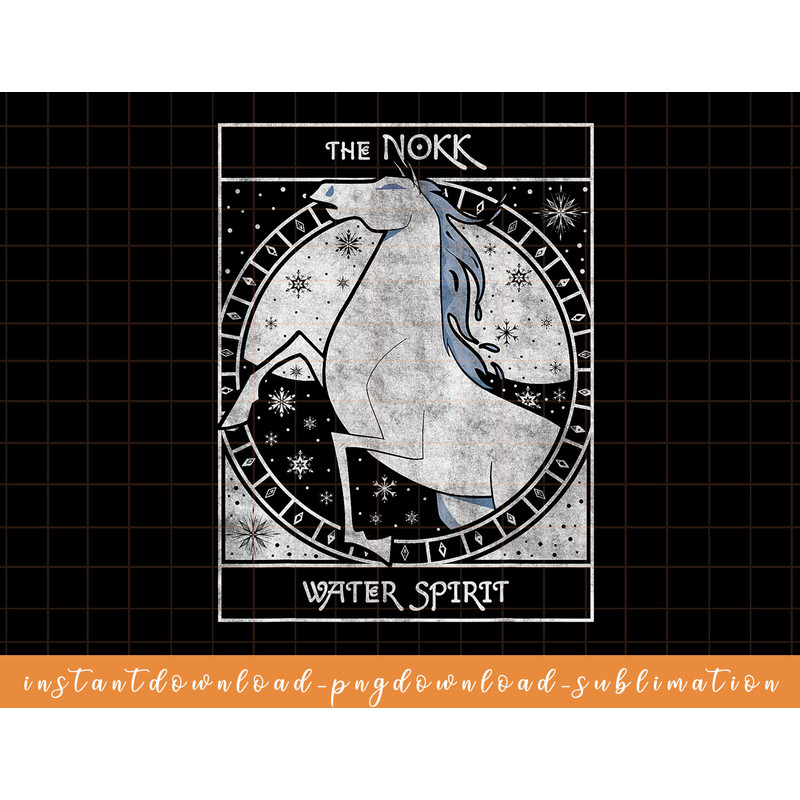 Disney Frozen 2 The Nokk Water Spirit Card png, sublimate, digital download.jpg