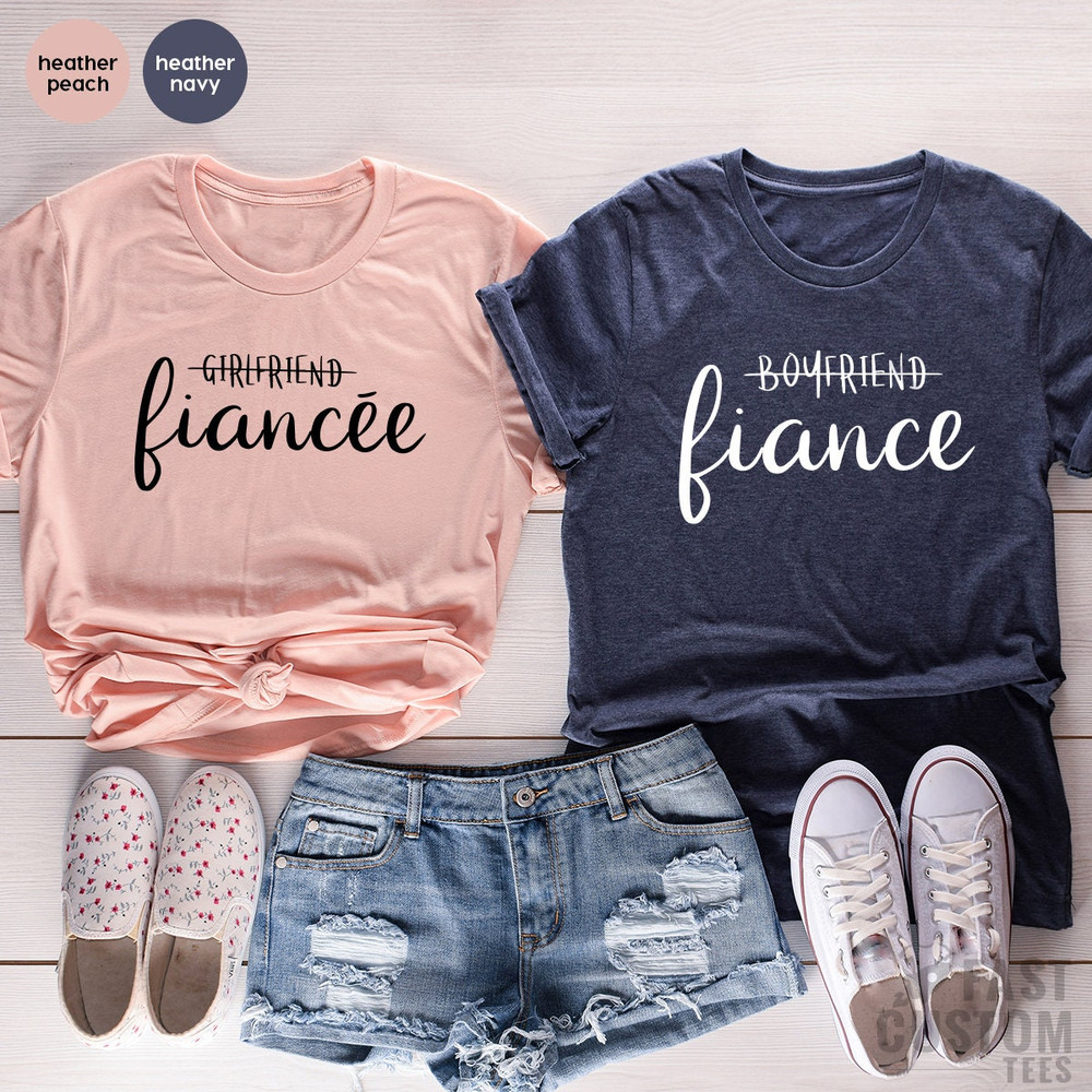 Girlfriend Fiance Shirt,Boyfriend Shirt,Matching Shirts,Not Girlfriend T Shirt,Engagement Shirt,Announcement Shirt,Engaged Shirt - 2.jpg