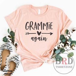 grammie again, mothers day gift, pregnancy reveal, baby announcement, grammie shirt, grammie gift, grandma to be, grammi