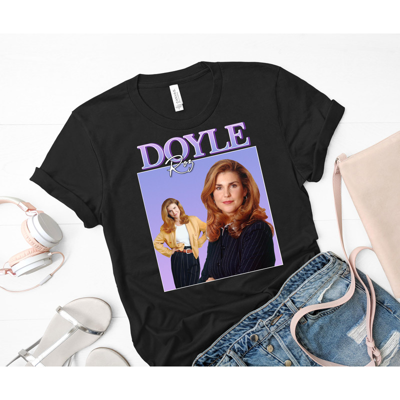 Roz Doyle VintageRetro Design Classic T-Shirt 38_Black_Black.jpg