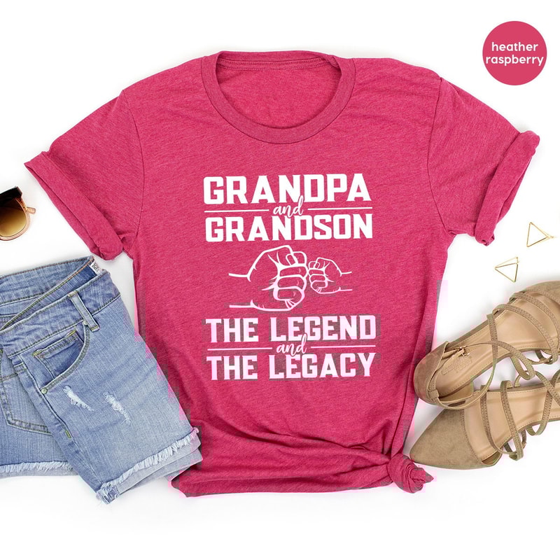 Grandpa And Grandson Shirt, Grandpa TShirt, Gift For Grandad, Papa T Shirt, Papa Gifts, Grandfather Shirts, Father's Day Shirt, Papa Tee - 6.jpg