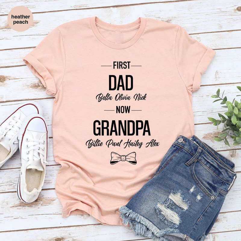 Grandpa TShirt, Father's Day Shirt, Customized Grandad Clothing, Papa Gift, Gift for Grandad, Grandparents Graphic Tees, Groovy Dad Clothing - 3.jpg