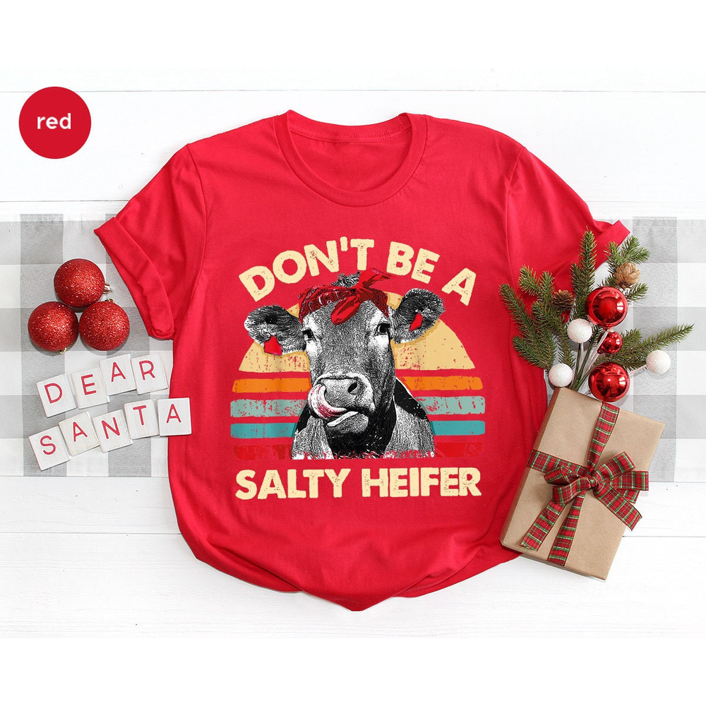 Heifer Shirt, Cow T-shirt, Farm Shirt, Funny Cow Lover Shirt, Crazy Heifer T-Shirt, Vintage Farm Shirt, Retro Sarcastic T-Shirt - 7.jpg