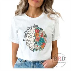 mental health awareness, mental health matters, school psychologist shirt, counselor gift, social worker t-shirt, autism