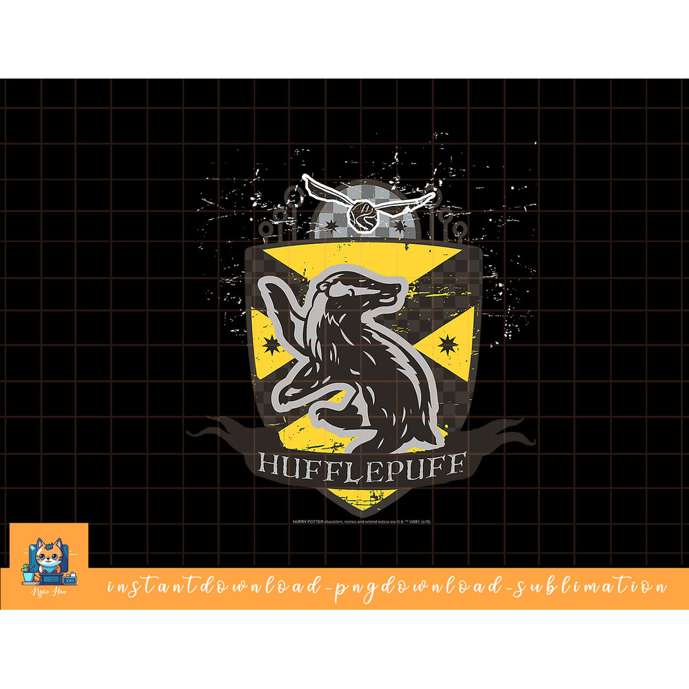 Harry Potter Hufflepuff Quidditch Shield png, sublimate, digital download.jpg