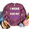 I Wear Purple For My Mom Sweatshirt, Cancer Support Long Sleeve Shirts, Purple Ribbon Hoodie, Pancreatic Cancer Awareness, Pancreatic Cancer - 6.jpg