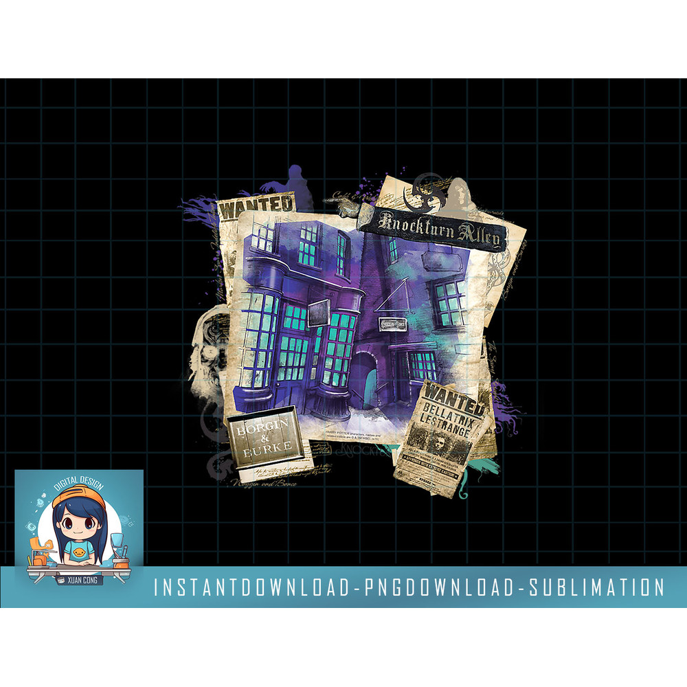 Harry Potter Knockturn Alley WantedBellatrix Lestrange png, sublimate, digital download.jpg