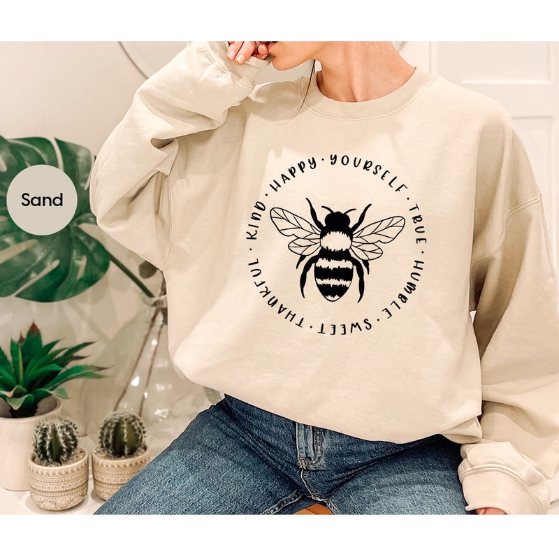 Inspirational Tshirt, Motivational Shirt, Positive Tshirts, Cute Bee Shirts, Love Bee Graphic Tees, Positive Quotes Tshirt Gifts - 7.jpg