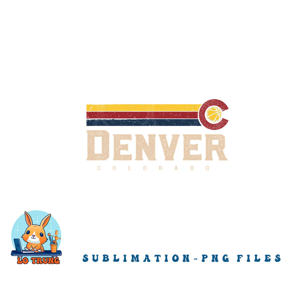 Vintage Denver Basketball CO Tee Retro B-ball Denver png, digital download copy.jpg