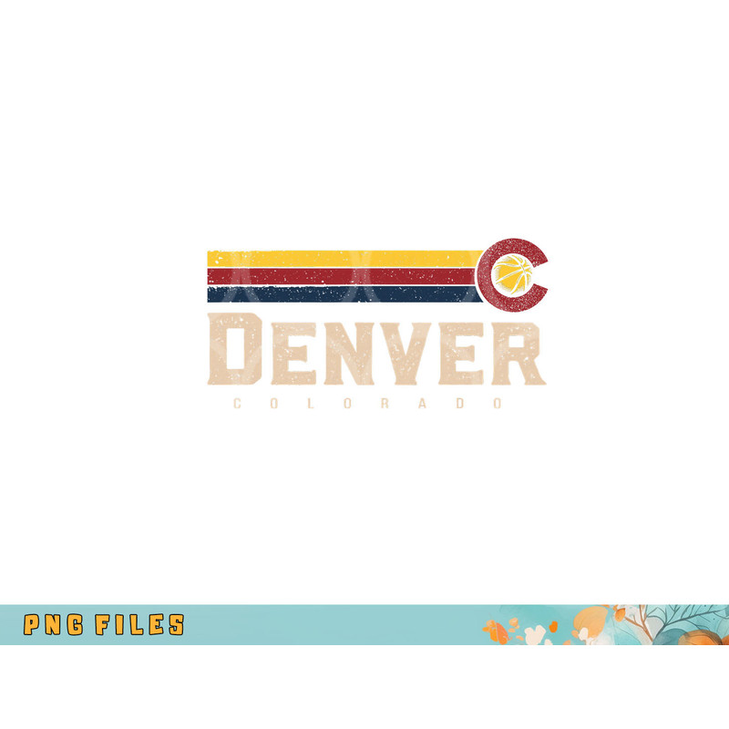 Vintage Denver Basketball CO Tee Retro B-ball Denver png, digital download copy.jpg