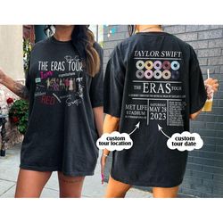 the eras tour vintage 2 side shirt 04, taylor's version tshirt, the eras tour 2023 sweatshirt, taylor retro concert hood
