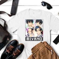 sasaki to miyano shirt, sasaki to miyano t shirt, sasaki to miyano figures shirt
