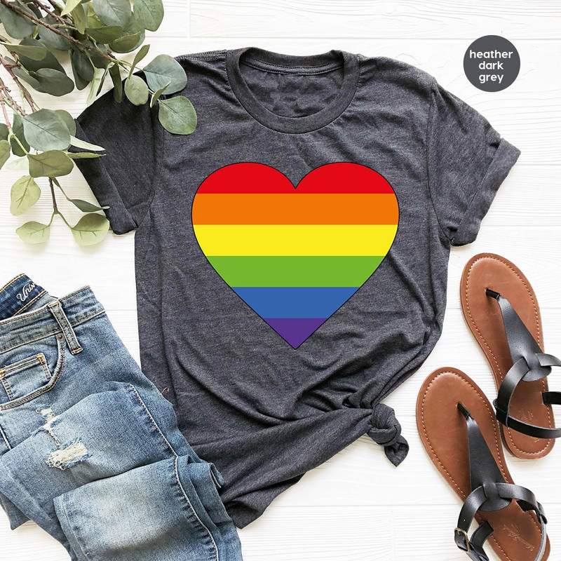 LGBTQ Shirt, Gay T-Shirt, Lesbian Shirt, Pride Graphic Tees, Bisexual Pride Shirt, Trans T-Shirt, Lesbian Gift, LGBT Vneck Shirt - 1.jpg