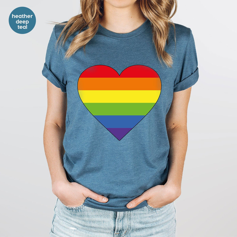 LGBTQ Shirt, Gay T-Shirt, Lesbian Shirt, Pride Graphic Tees, Bisexual Pride Shirt, Trans T-Shirt, Lesbian Gift, LGBT Vneck Shirt - 2.jpg