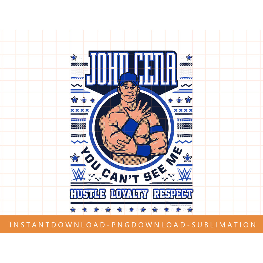 WWE Christmas John Cena You Can t See Me Sweater T-Shirt copy.jpg