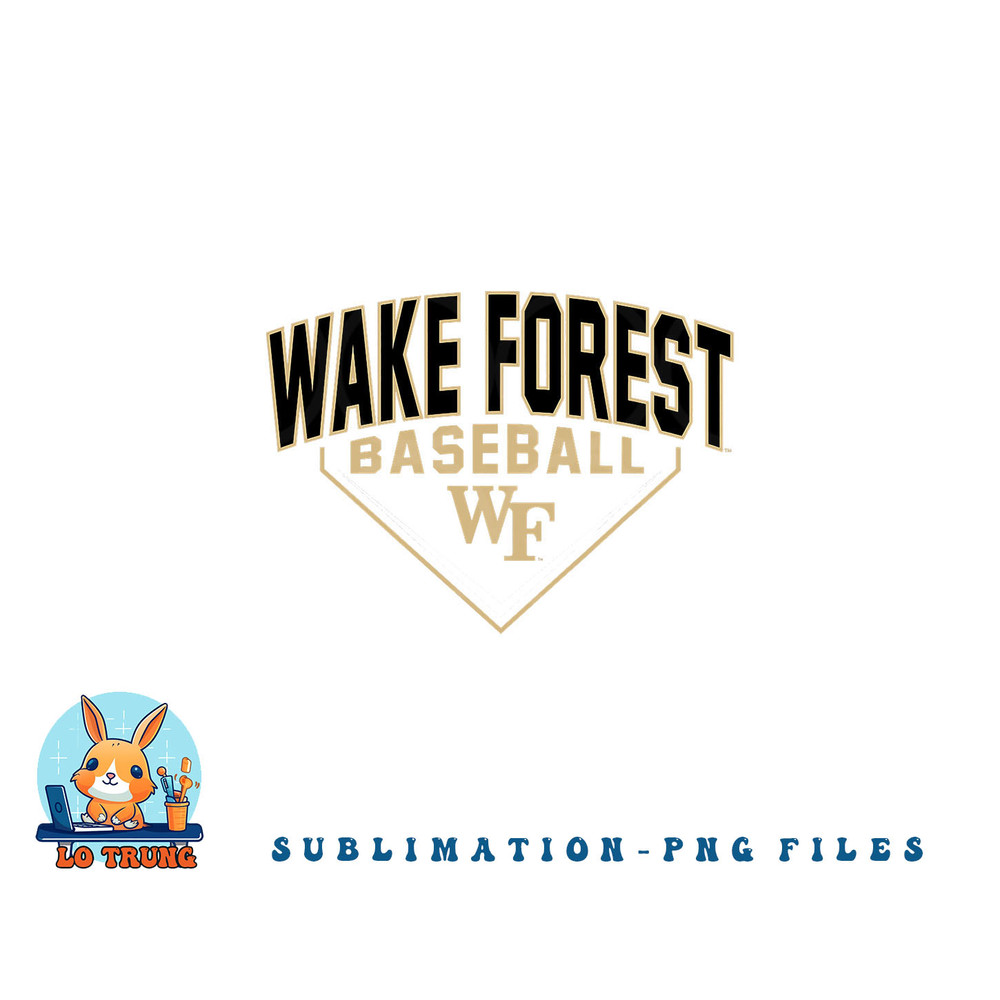Wake Forest Demon Deacons Baseball Bullpen Black png, digital download copy.jpg