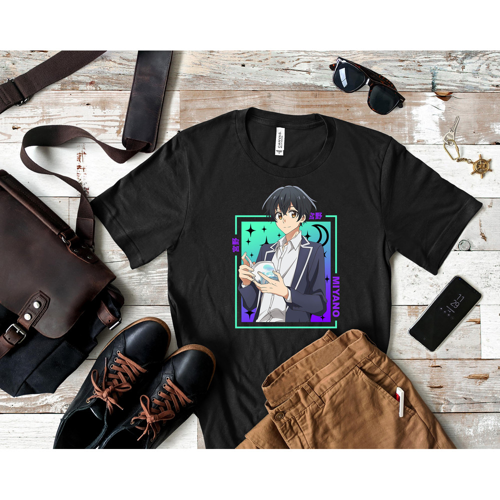 Miyano Yoshikazu - Sasaki to Miyano Essential T-Shirt 250_Shirt_Black.jpg