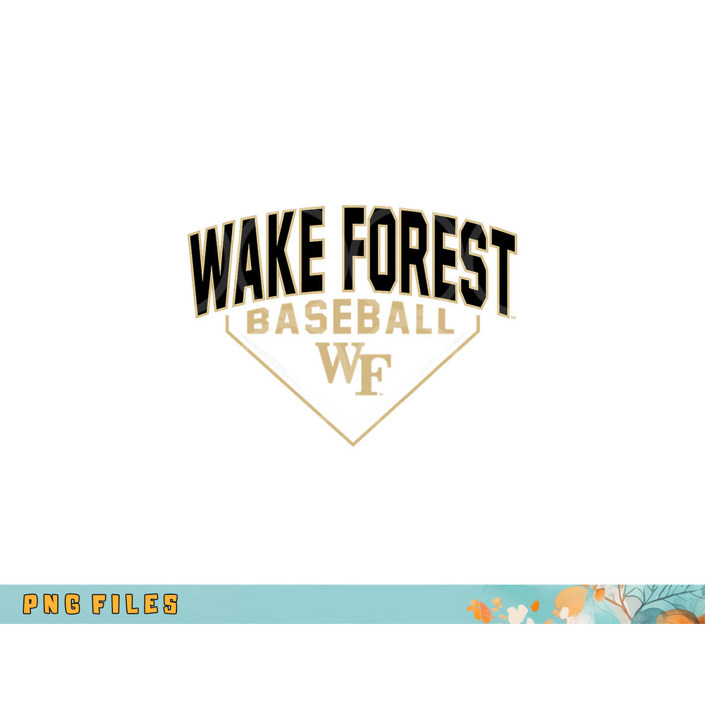 Wake Forest Demon Deacons Baseball Bullpen Black png, digital download copy.jpg