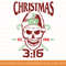 WWE Christmas Stone Cold Steve Austin Skull T-Shirt copy.jpg