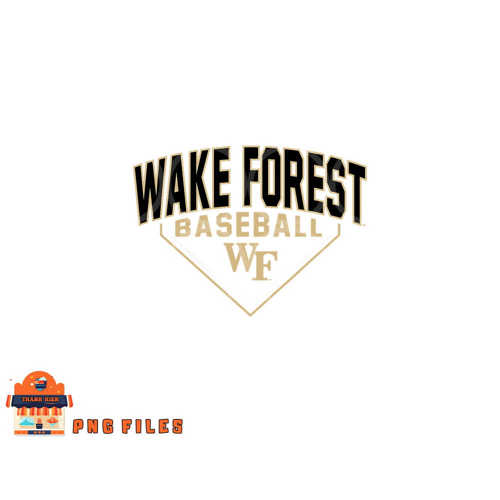 Wake Forest Demon Deacons Baseball Bullpen Black png, digital download copy.jpg