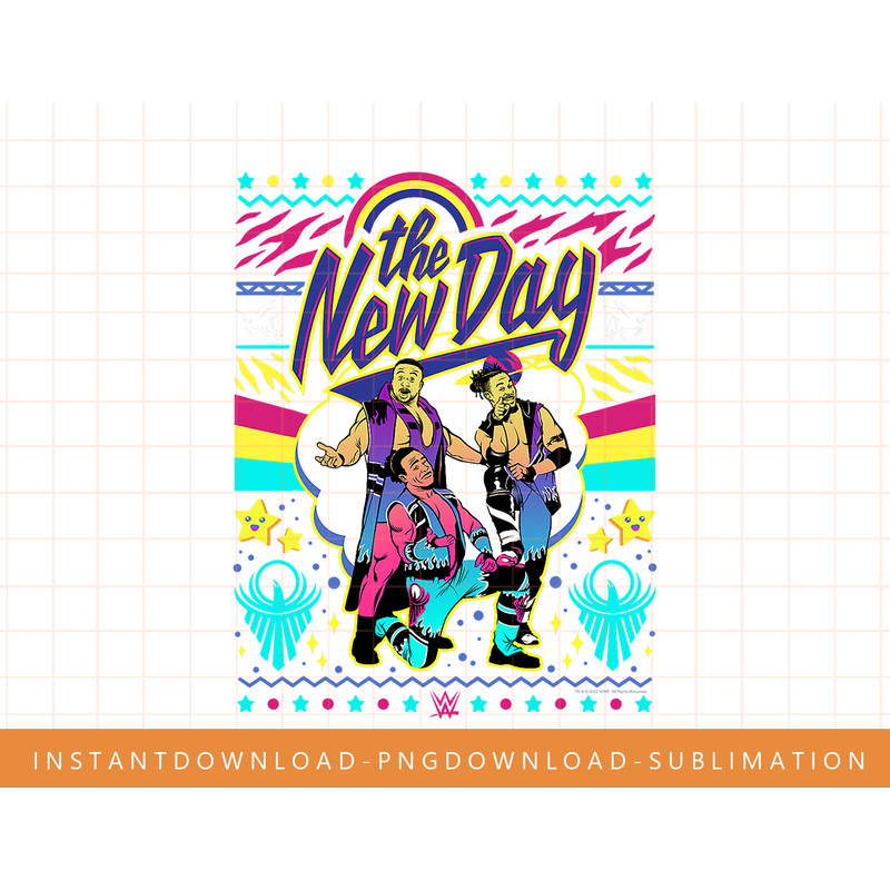 WWE Christmas The New Day Sweater T-Shirt copy.jpg
