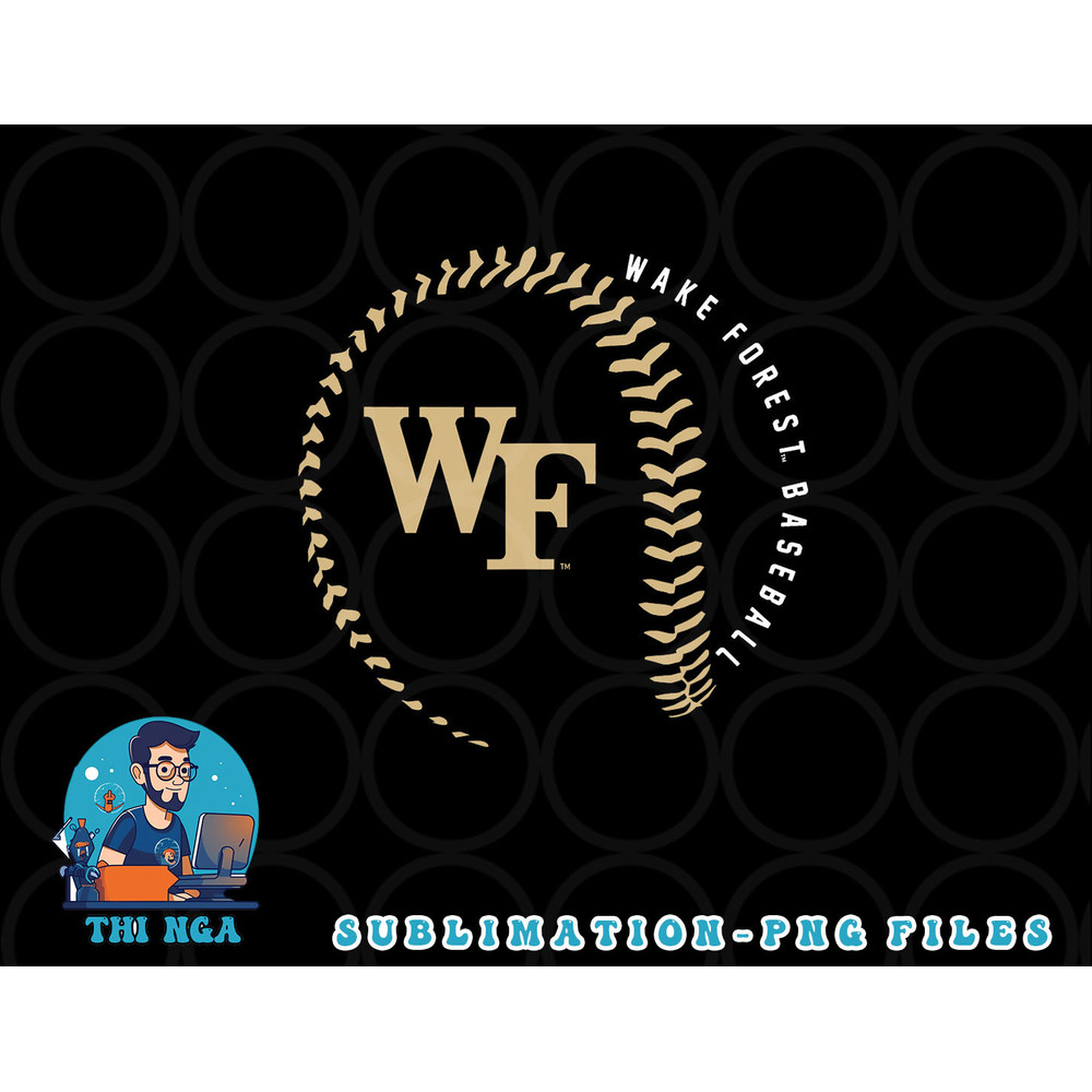 Wake Forest Demon Deacons Baseball Fastball png, digital download copy.jpg