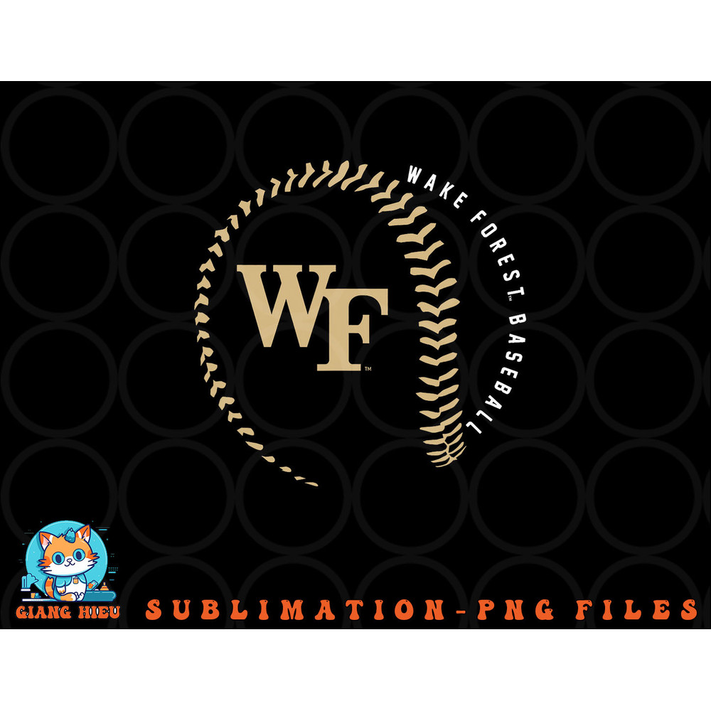 Wake Forest Demon Deacons Baseball Fastball png, digital download copy.jpg