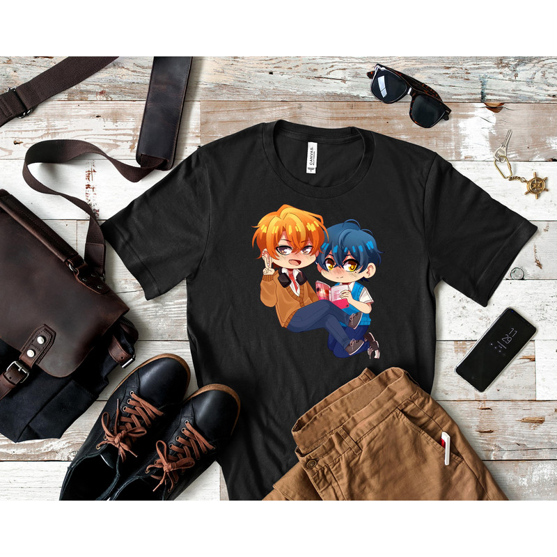sasaki and miyano - Chibi Classic T-Shirt 178_Shirt_Black.jpg