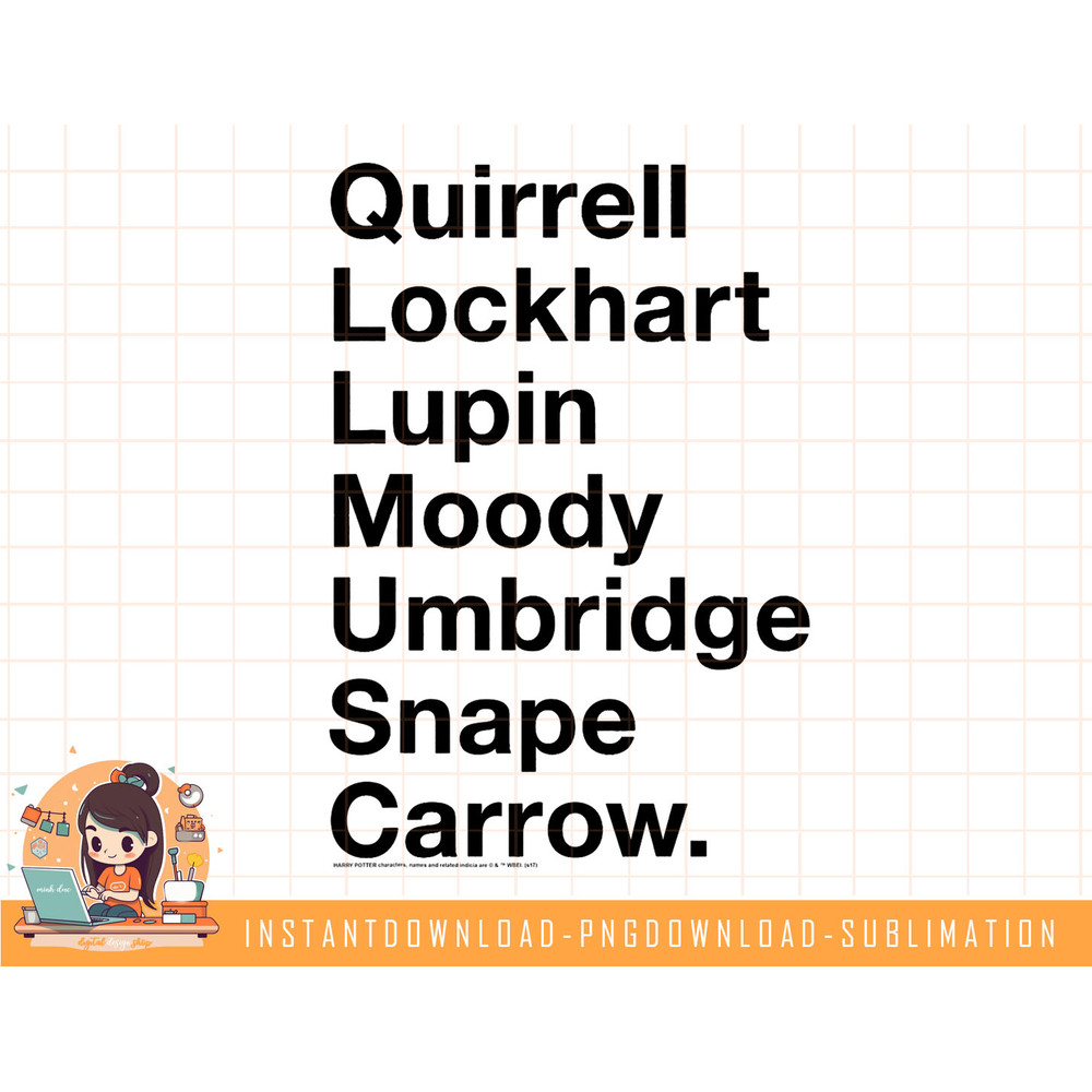 Harry Potter Professors png, sublimate, digital download.jpg