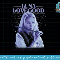 harry potter luna lovegood celestial witch png, sublimate, digital download