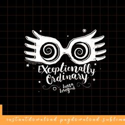 harry potter luna lovegood exceptionally ordinary png, sublimate, digital download
