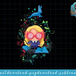 harry potter luna lovegood chibi png, sublimate, digital download