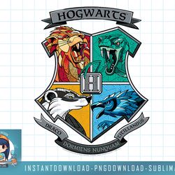 harry potter mosaic hogwarts shield png, sublimate, digital download