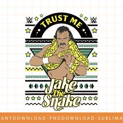 WWE Christmas Ugly Sweater Jake the Snake T-Shirt copy
