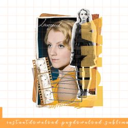 harry potter luna lovegood photo collage png, sublimate, digital download