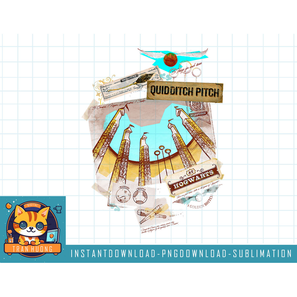 Harry Potter Quidditch Pitch at Hogwarts png, sublimate, digital download.jpg