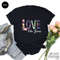 Love Like Jesus Shirt, Christian T-Shirt, Jesus T Shirt, Religious Shirt, Christmas Gift, Floral Shirt, Shirts For Women - 4.jpg