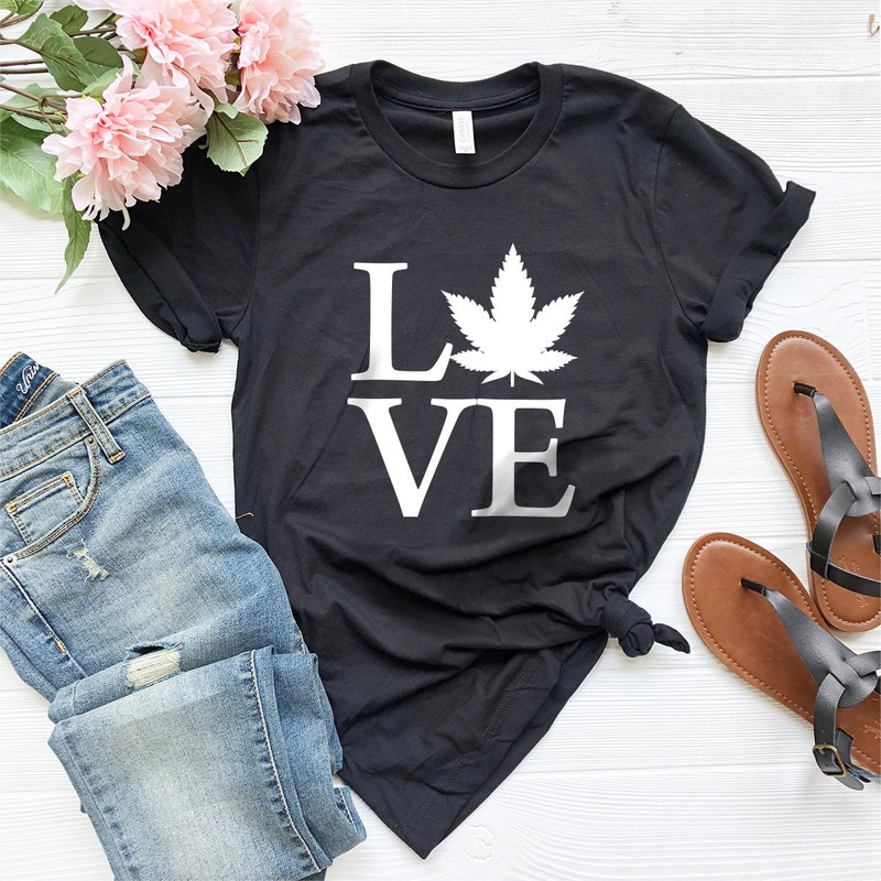 Love Weed Shirt, Weed Shirt, Weed T-shirt, Weed Tee, Funny Weed Shirt, Marijuana Shirt, Marijuana T Shirt, Cannabis Shirt, Weed Lover Shirt - 3.jpg