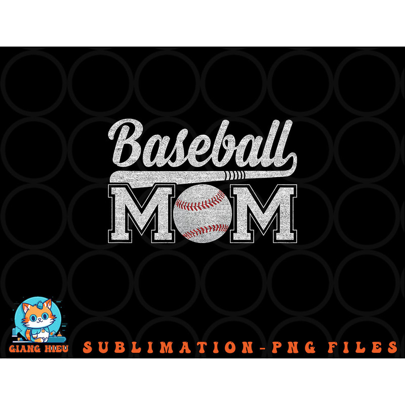 Womens Baseball Mom Mothers Day for Mama Mommy of Baseball Player png, digital download copy.jpg