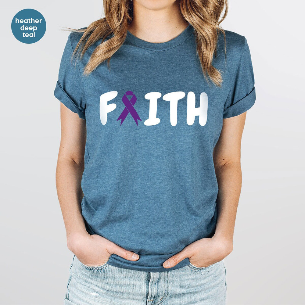 Lupus Ribbon Graphic Tees, Survivor Gift, Lupus Awareness Shirt, Faith T-Shirt, Lupus Warrior Shirt, In May We Wear Purple T-Shirt - 3.jpg