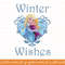 Disney Frozen Anna And Elsa Winter Wishes Heart Portrait png, sublimate, digital download.jpg