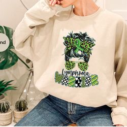 lymphoma warrior sweatshirts for women, cancer survivor support hoodies, lymphoma awareness hoodies, lymphoma fighter lo