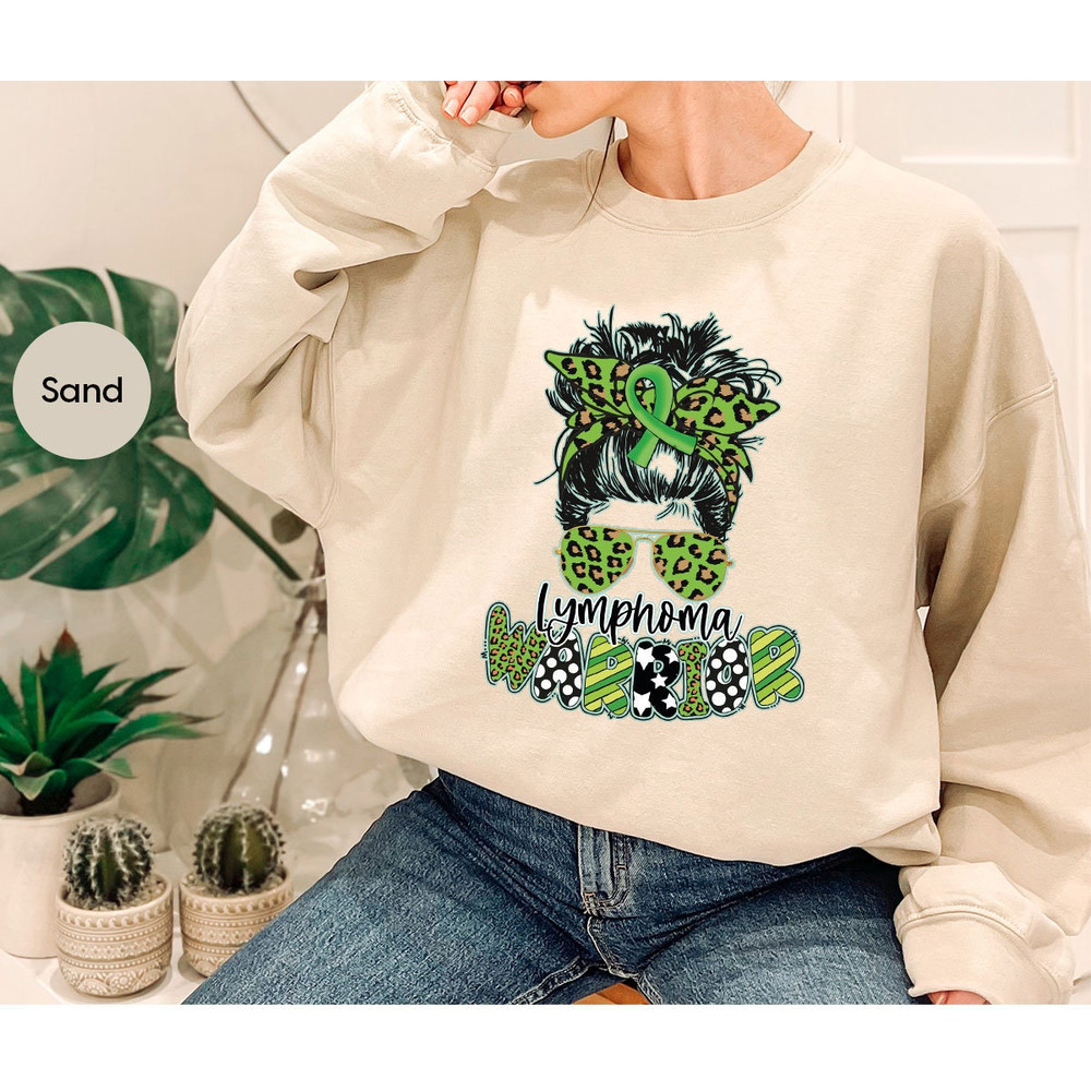 Lymphoma Warrior Shirts for Women, Cancer Survivor Support Graphic Tee, Lymphoma Awareness Tshirts for Her, Lymphoma Fighter Tshirt for Gift - 3.jpg